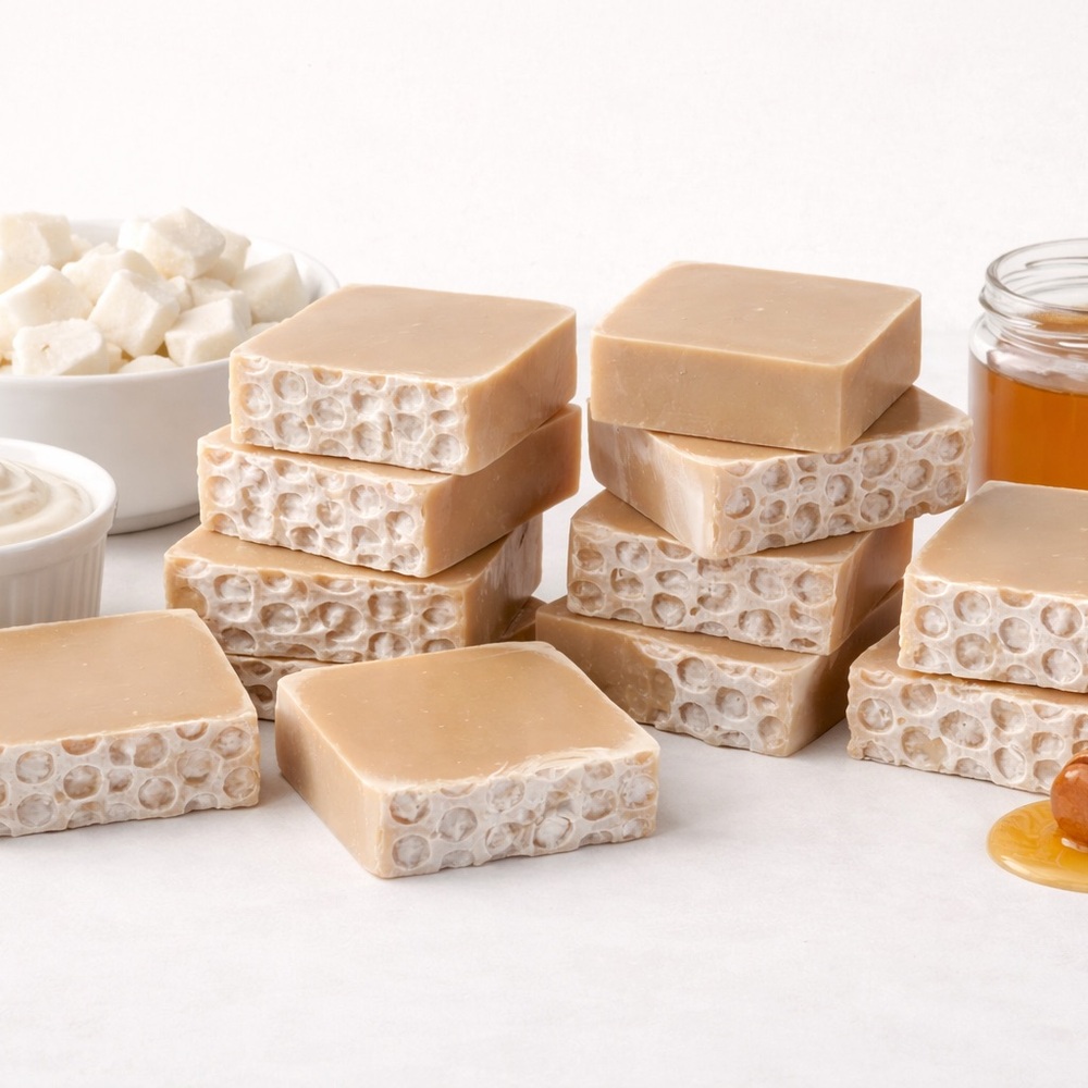 Bulk Sale: Chestnut Honey & Greek Yogurt Tallow Soap. 10 Bars